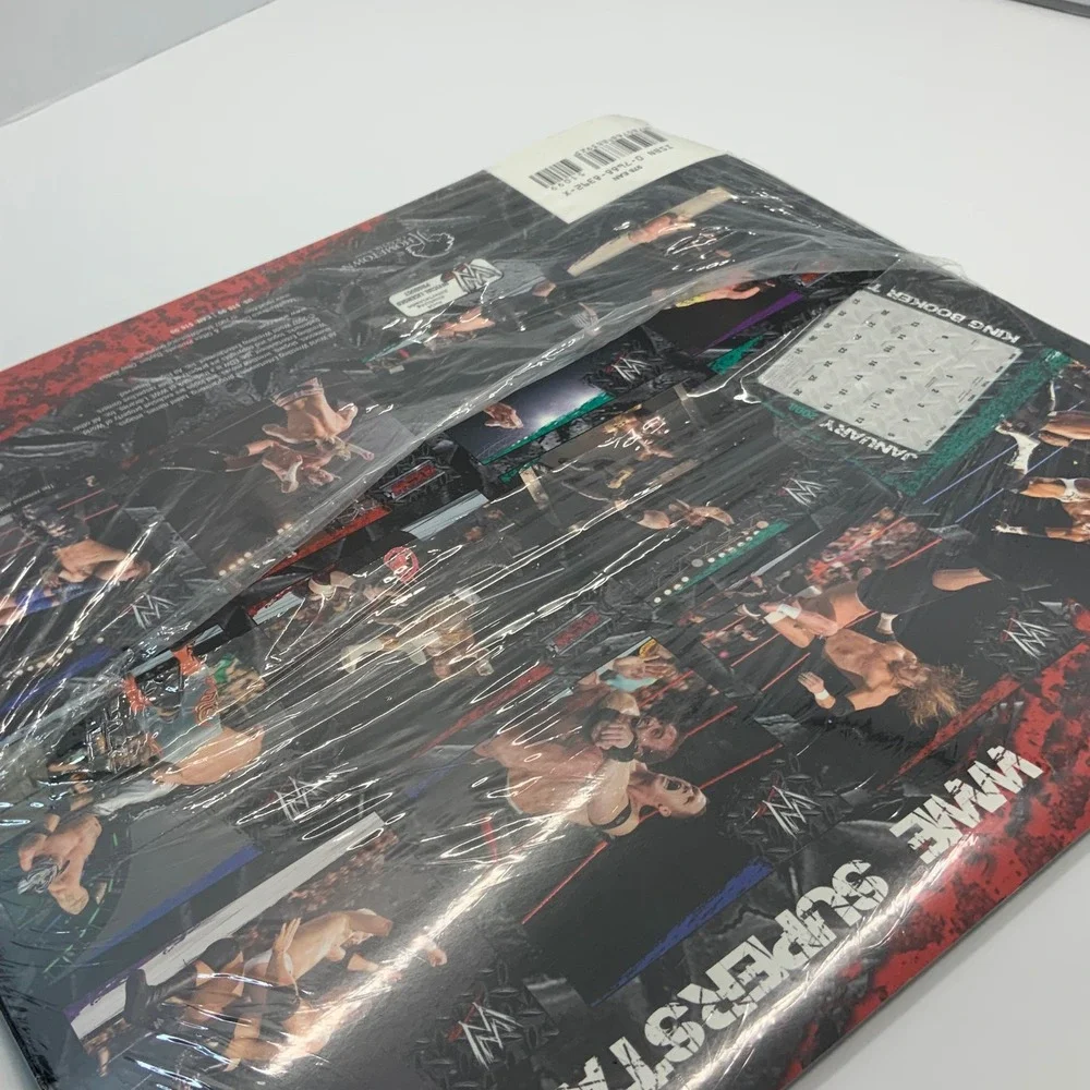 WWE Superstars 2008 Wall Calendar 16 Month John Cena Rey‎ Mysterio New Sealed